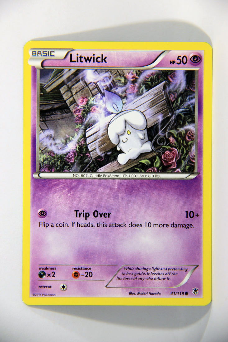 2014 Pokmon TCG #41/119 Litwick - Phantom Forces Common ENG L016189 AGS Collectibles 2014 Pokmon TCG #41/119 Litwick - Phantom Forces Common ENG L016189 AGS Collectibles
