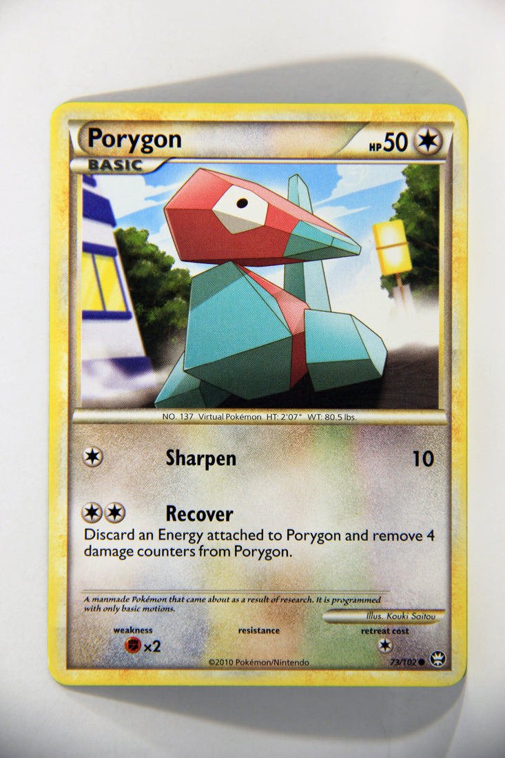 2010 Pokmon TCG #73/102 Porygon - Triumphant Common ENG L016193 AGS Collectibles 2010 Pokmon TCG #73/102 Porygon - Triumphant Common ENG L016193 AGS Collectibles