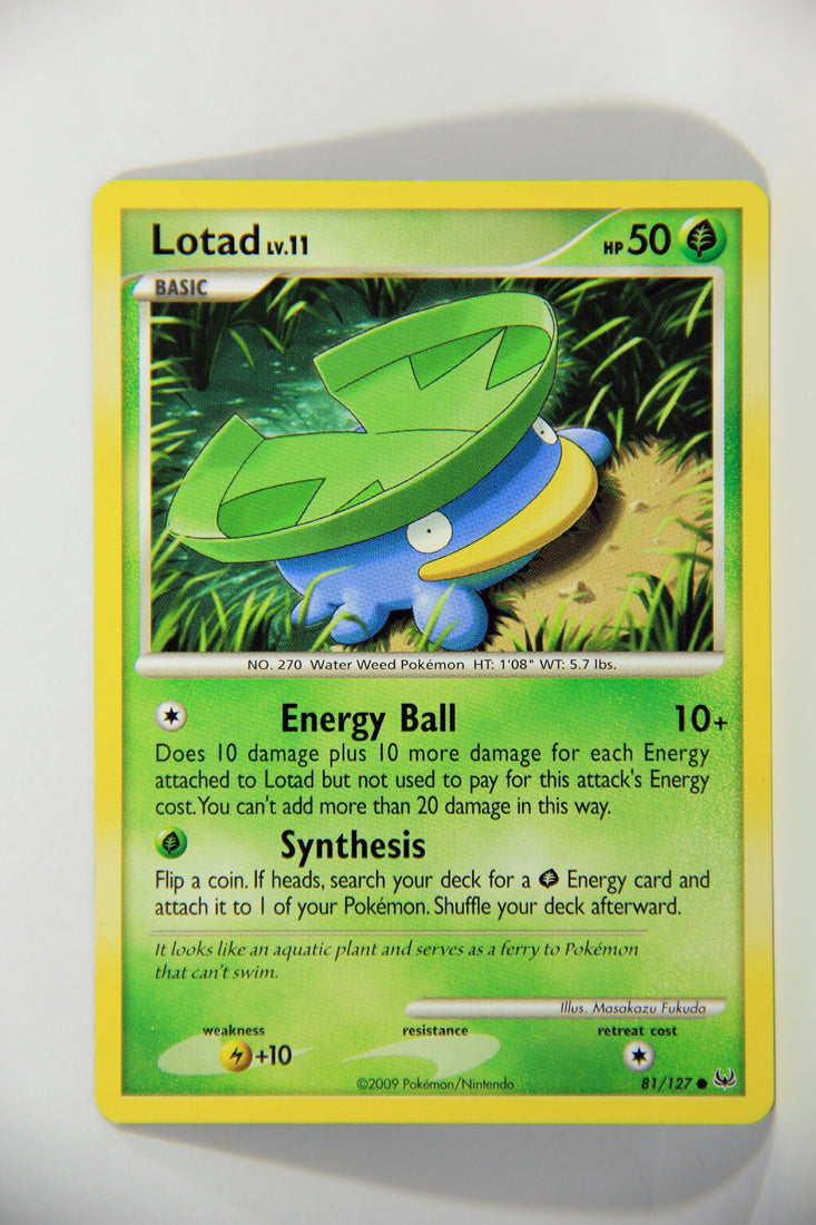 2009 pokemon cards 2009 Pokémon TCG #81/127 Lotad LV.11