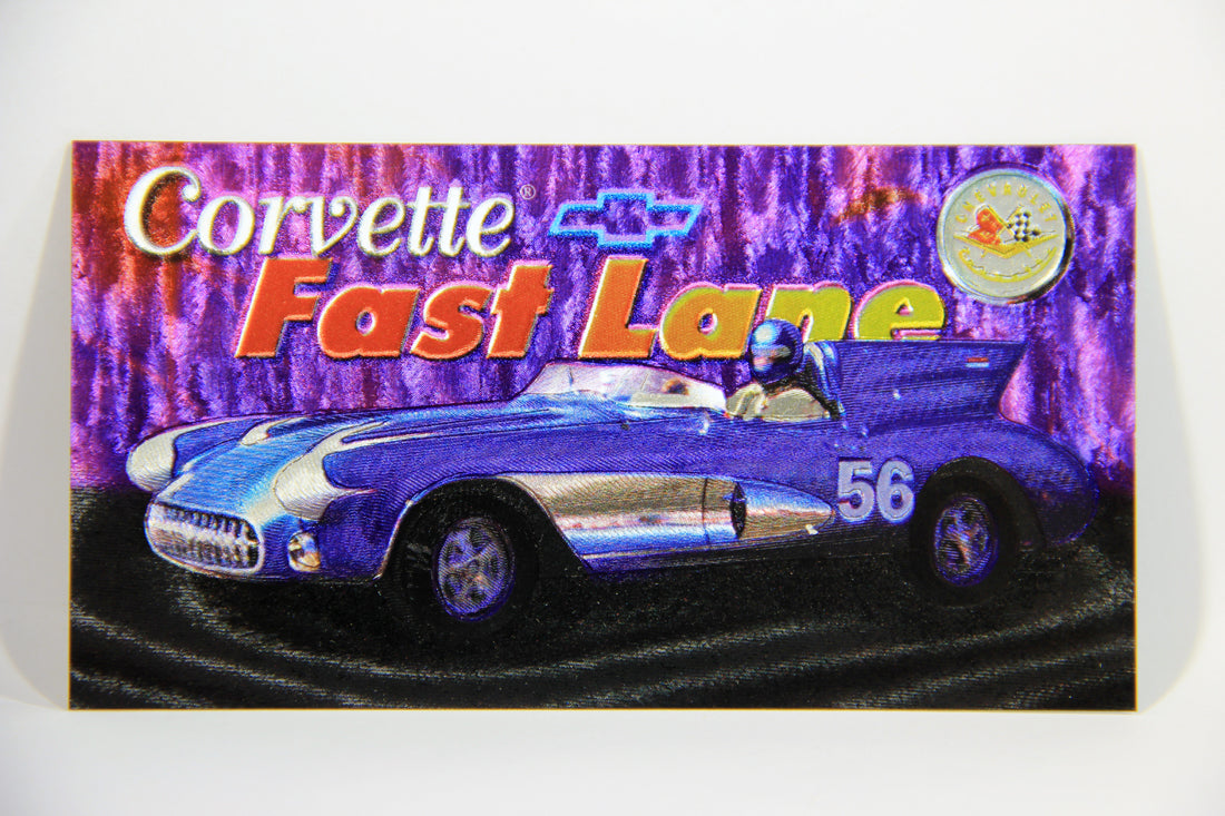 Corvette Heritage Collection 1996 Fast Lane Foil Card #FL-1 - 1956 Corvette SR-2 L016209