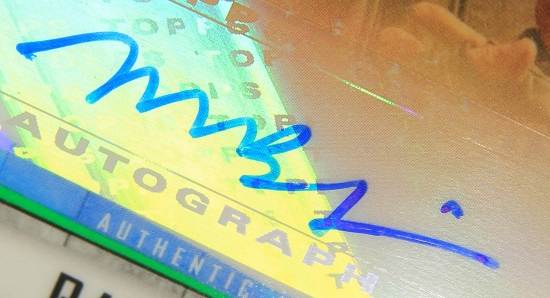 SW The Mandalorian Beskar Edition Ranzar Malk Signed Green Refractor #87/99 ENG L016228