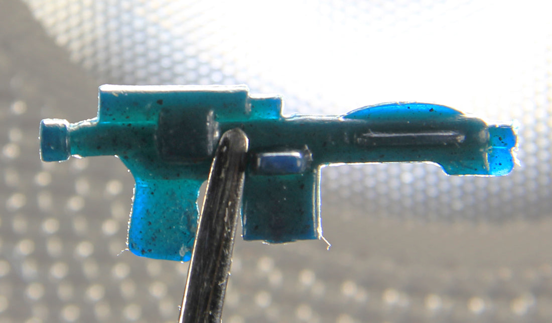 Star Wars Imperial Blaster Original Accessory M3-a Kader Greenish Black Blue L016236