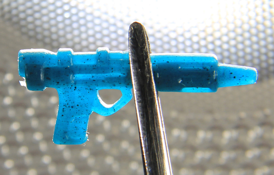 Star Wars Bespin Blaster Original Accessory V4 / M1 Smile Blue Green 1980 ESB L016237