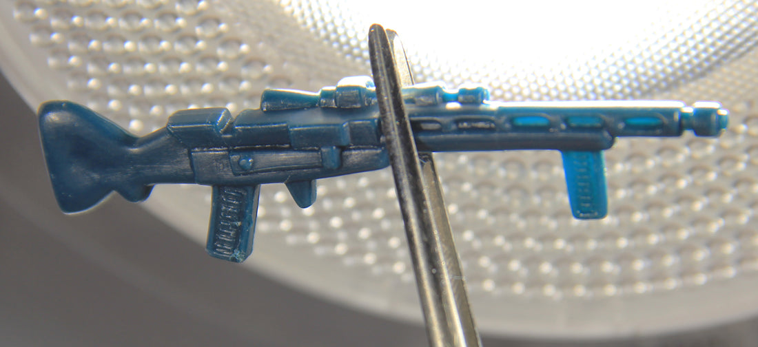 Star Wars Imperial Hoth Rifle Original Accessory V1 / M2-b Smile Green Blue 1980 ESB L016239