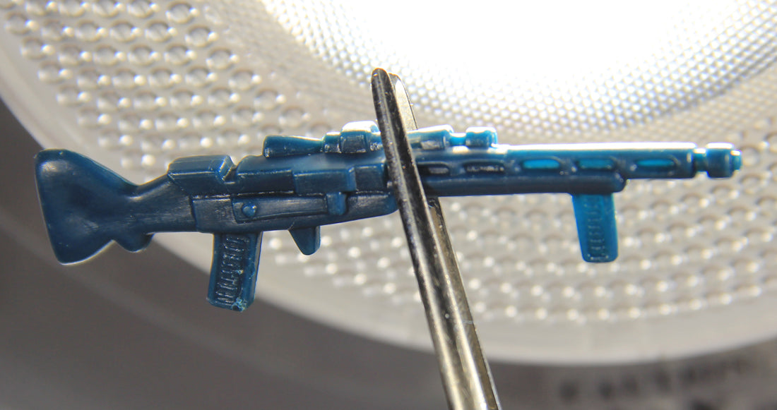 Star Wars Imperial Hoth Rifle Original Accessory V1 / M2-b Smile Green Blue 1980 ESB L016239
