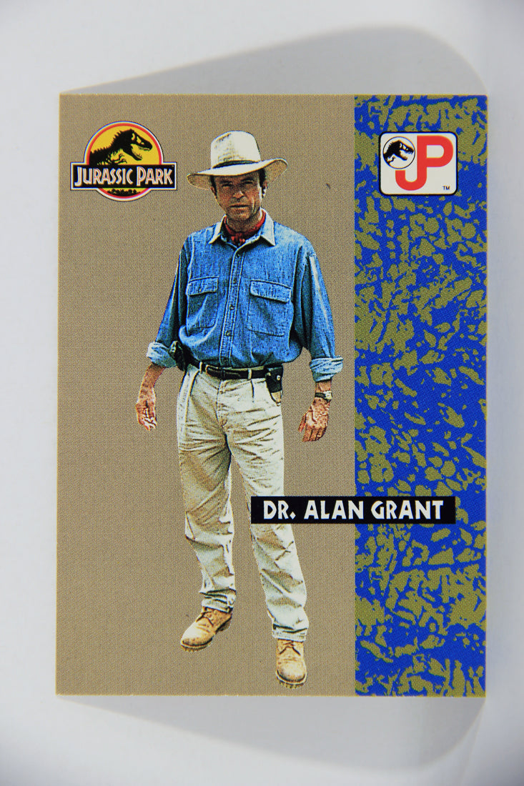 Jurassic Park 1993 Trading Card #19 Dr. Alan Grant ENG Topps L016270