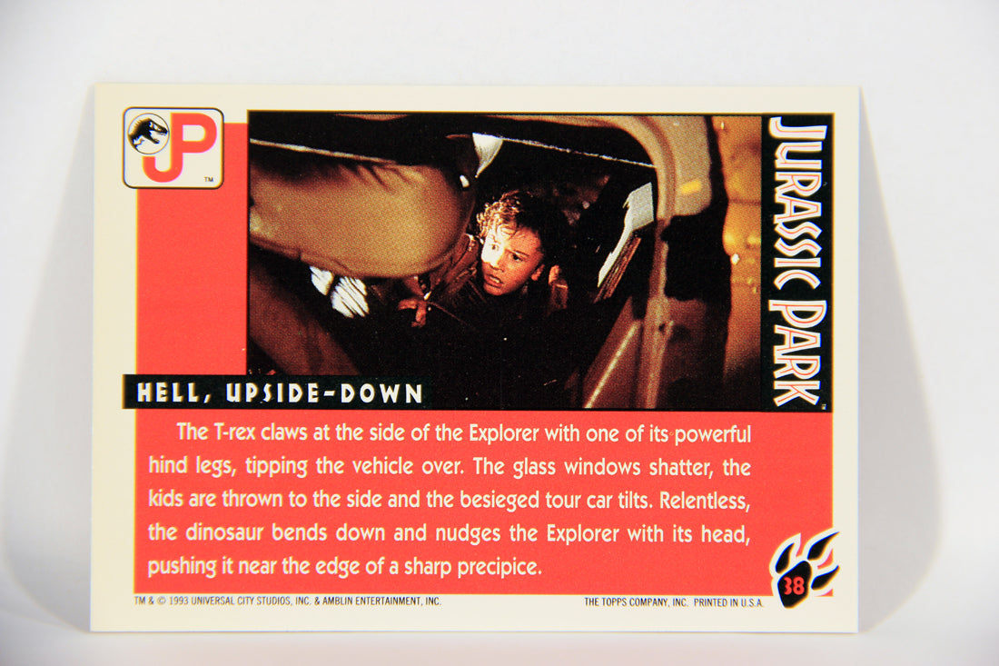 Jurassic Park 1993 Trading Card #38 Hell Upside-Down ENG Topps L016289
