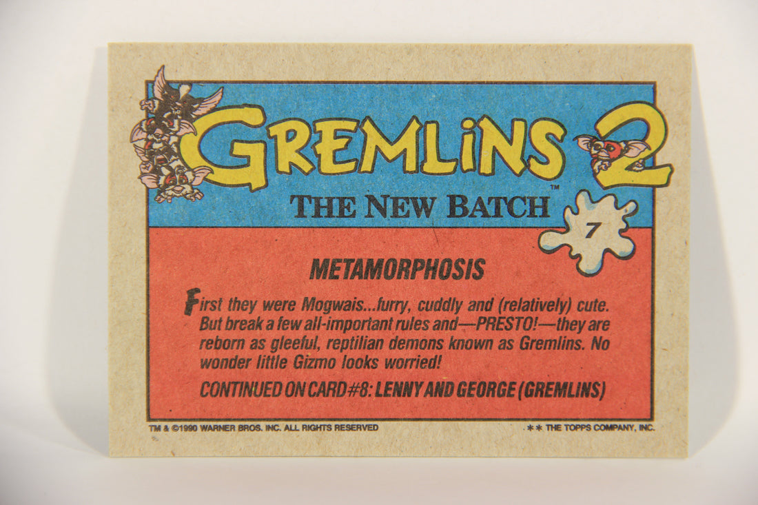 Gremlins 2 The New Batch 1990 Trading Card #7 Metamorphosis ENG L016346