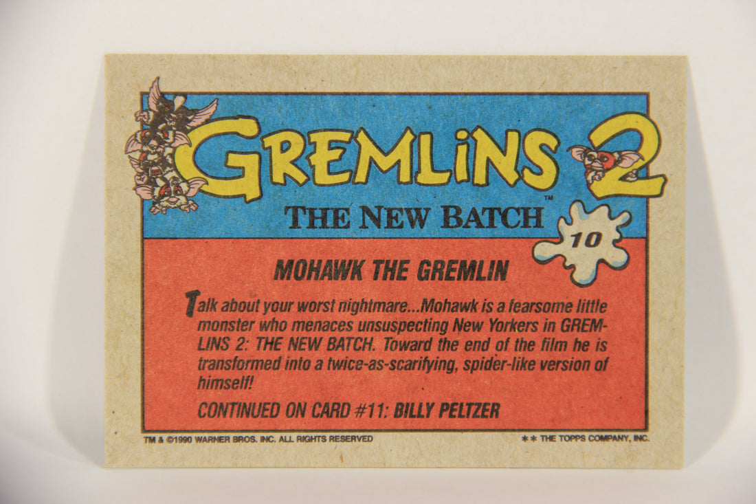 Gremlins 2 The New Batch 1990 Trading Card #10 Mohawk The Gremlin ENG L016349