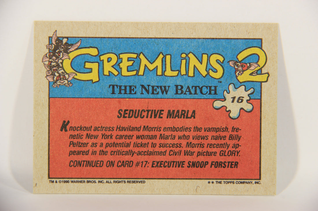 Gremlins 2 The New Batch 1990 Trading Card #16 Seductive Marla ENG L016355