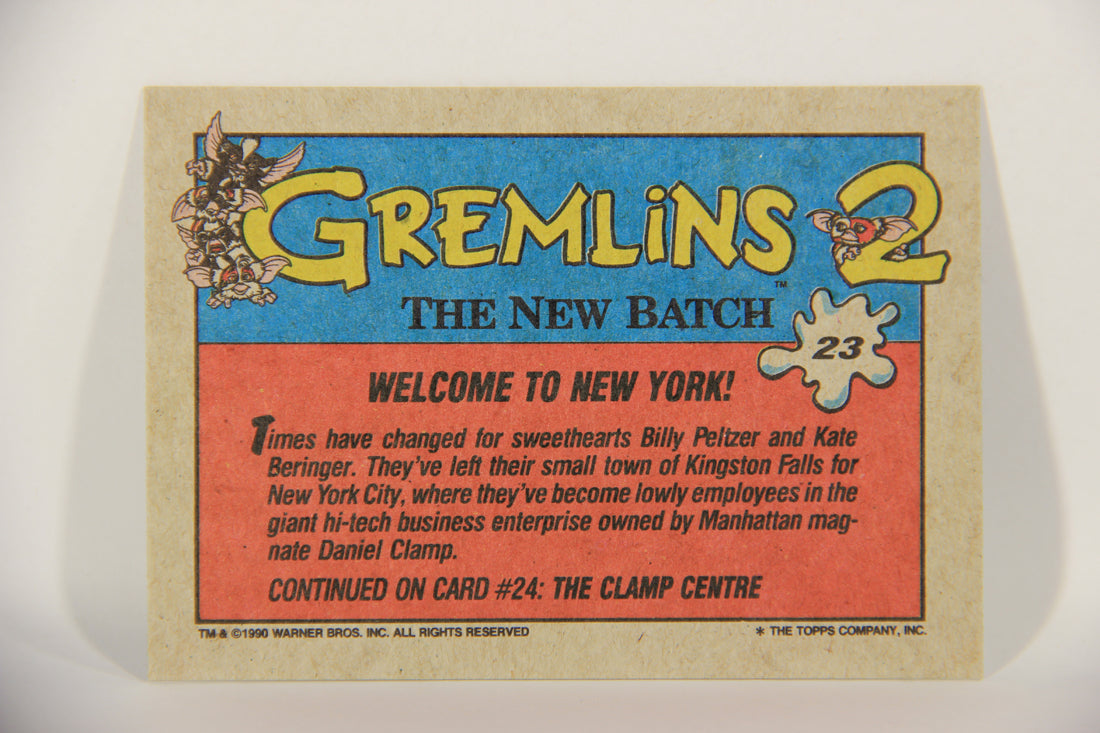 Gremlins 2 The New Batch 1990 Trading Card #23 Welcome To New York ENG L016362
