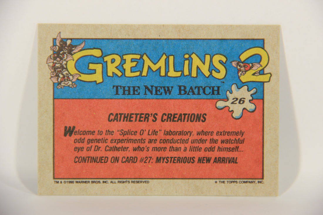Gremlins 2 The New Batch 1990 Trading Card #26 Catheter's Creations ENG L016365