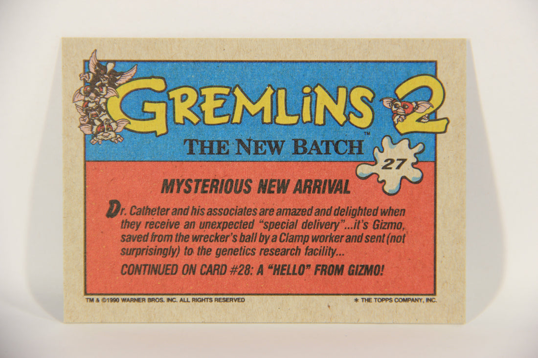 Gremlins 2 The New Batch 1990 Trading Card #27 Mysterious New Arrival ENG L016366