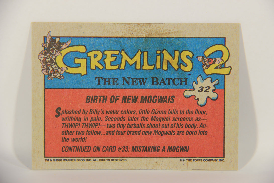 Gremlins 2 The New Batch 1990 Trading Card #32 Birth Of New Mogwais ENG L016371