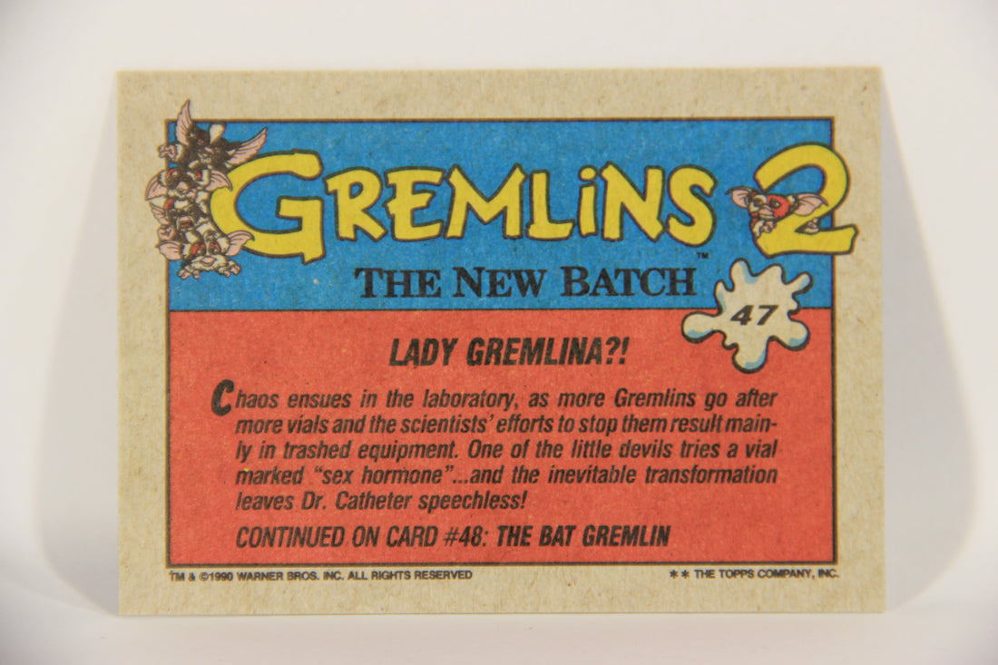 Gremlins 2 The New Batch 1990 Trading Card #47 Lady Gremlina ENG L016386