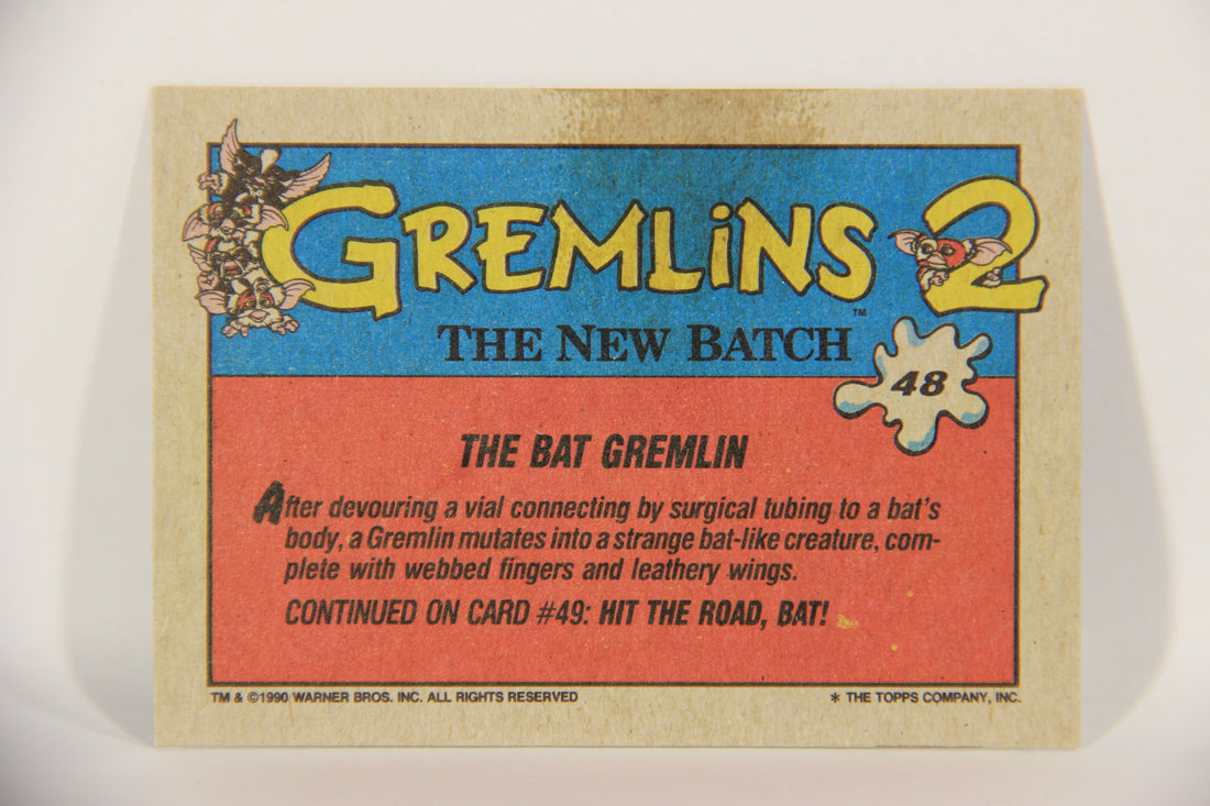 Gremlins 2 The New Batch 1990 Trading Card #48 The Bat Gremlin ENG L016387