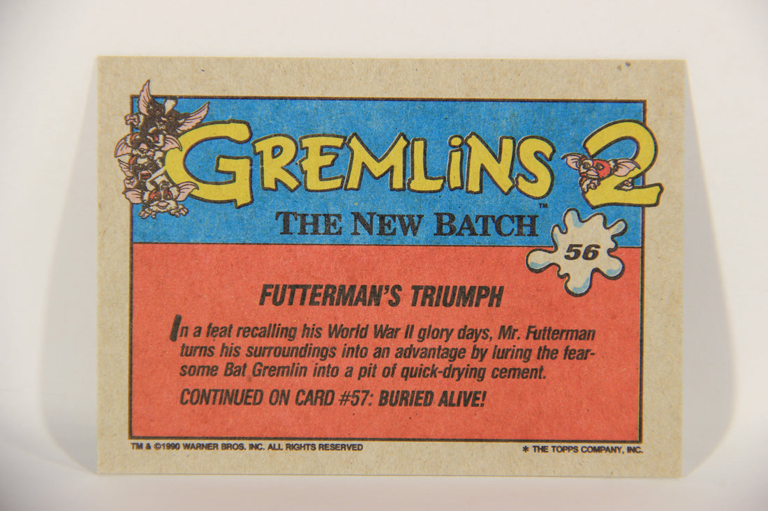 Gremlins 2 The New Batch 1990 Trading Card #56 Futterman's Triumph ENG L016395