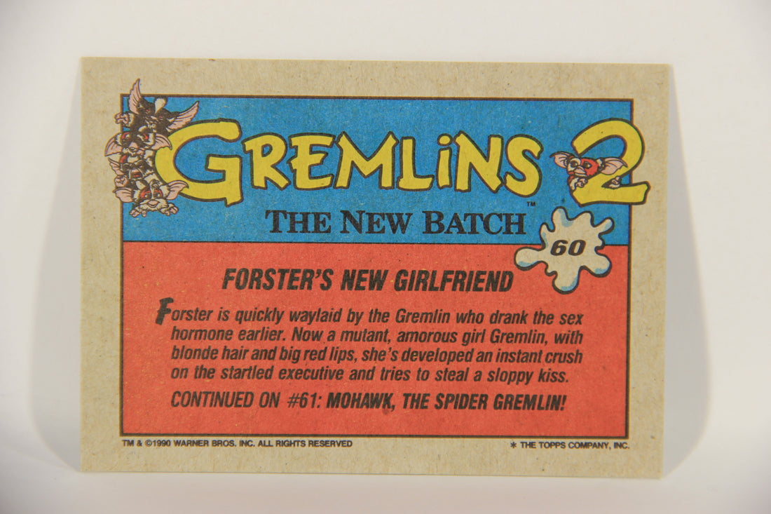 Gremlins 2 The New Batch 1990 Trading Card #60 Forster's New Girlfriend ENG L016399