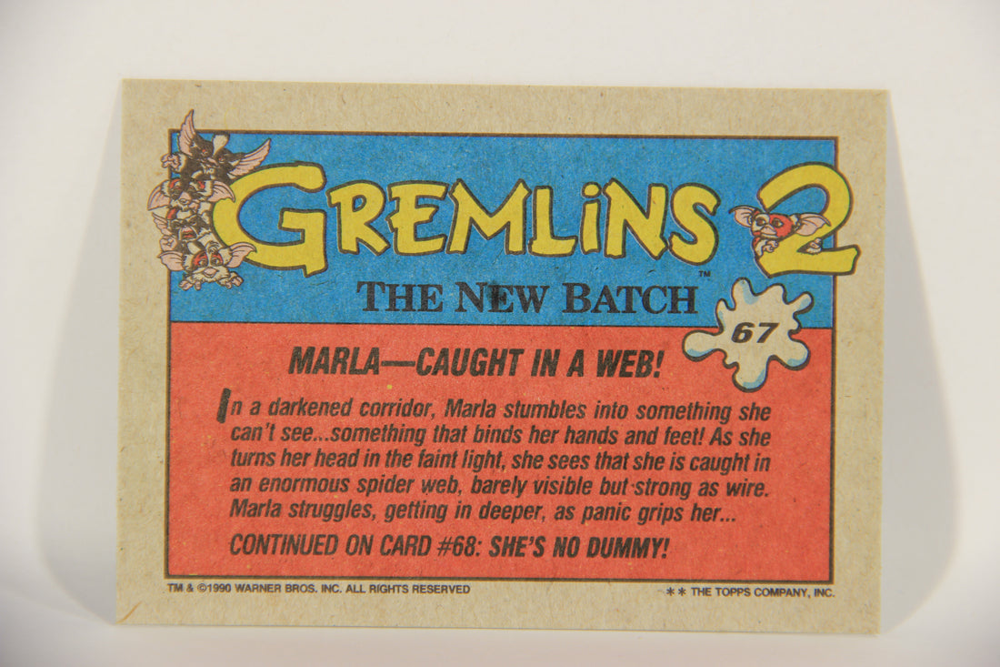 Gremlins 2 The New Batch 1990 Trading Card #67 Marla - Caught In A Web ENG L016406