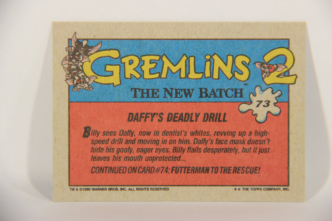 Gremlins 2 The New Batch 1990 Trading Card #73 Daffy's Deadly Drill ENG L016412
