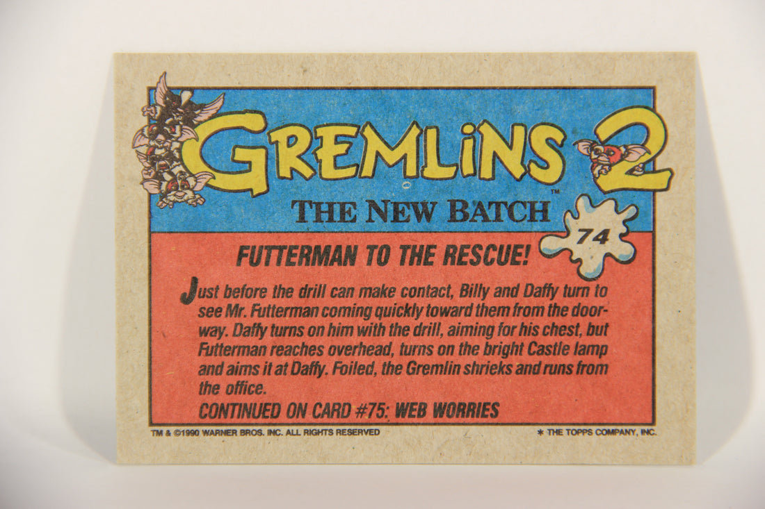 Gremlins 2 The New Batch 1990 Trading Card #74 Futterman To The Rescue ENG L016413