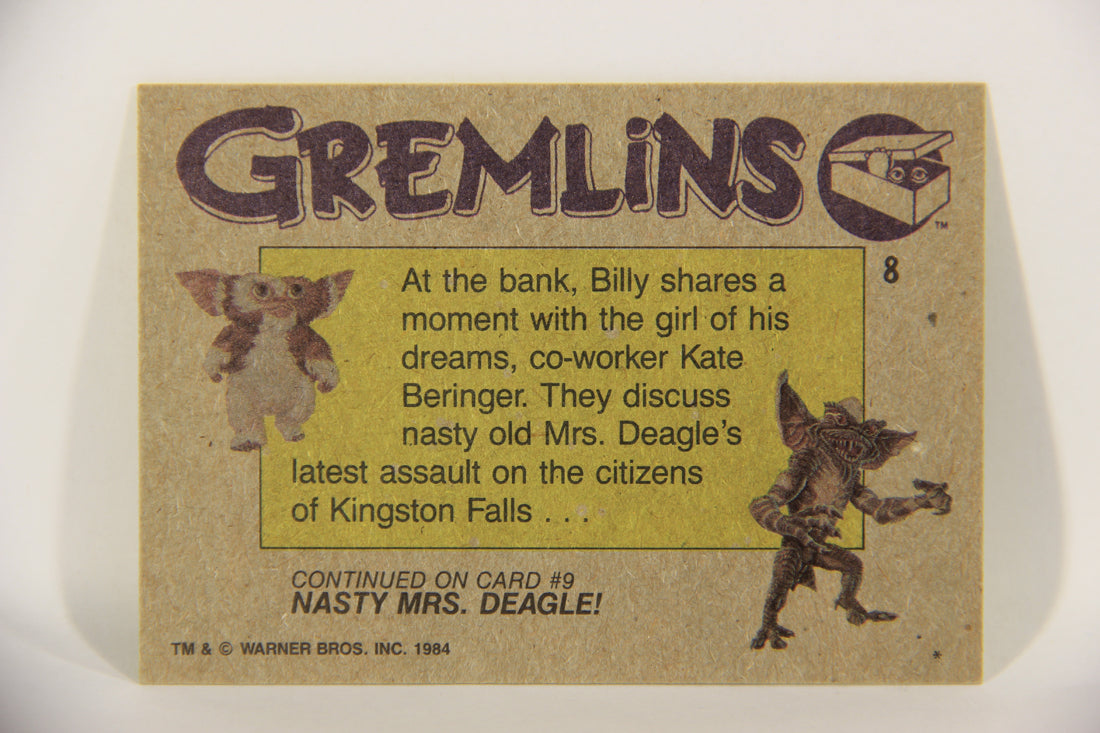 Gremlins 1984 Trading Card #8 Co-Worker Kate Beringer ENG Topps L016434