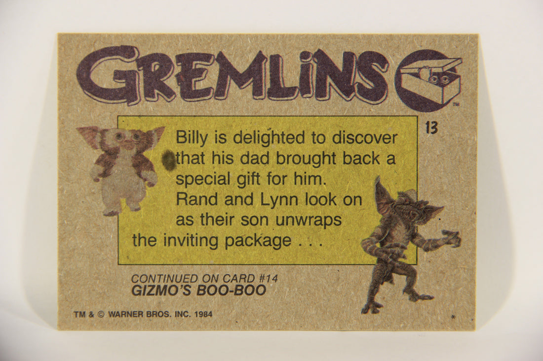Gremlins 1984 Trading Card #13 Billy's New Friend ENG Topps L016439