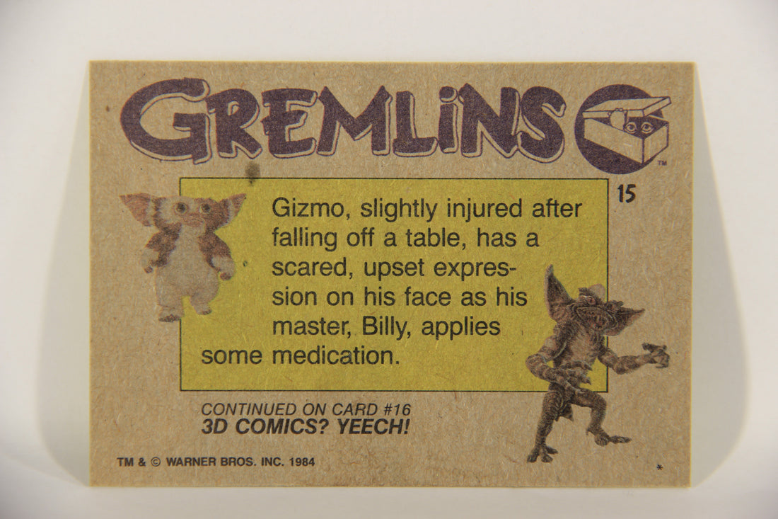 Gremlins 1984 Trading Card #15 Poor Little Gizmo ENG Topps L016441