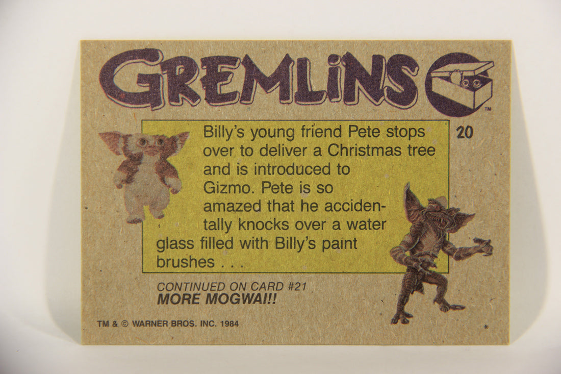 Gremlins 1984 Trading Card #20 A Splash Of Water ENG Topps L016446