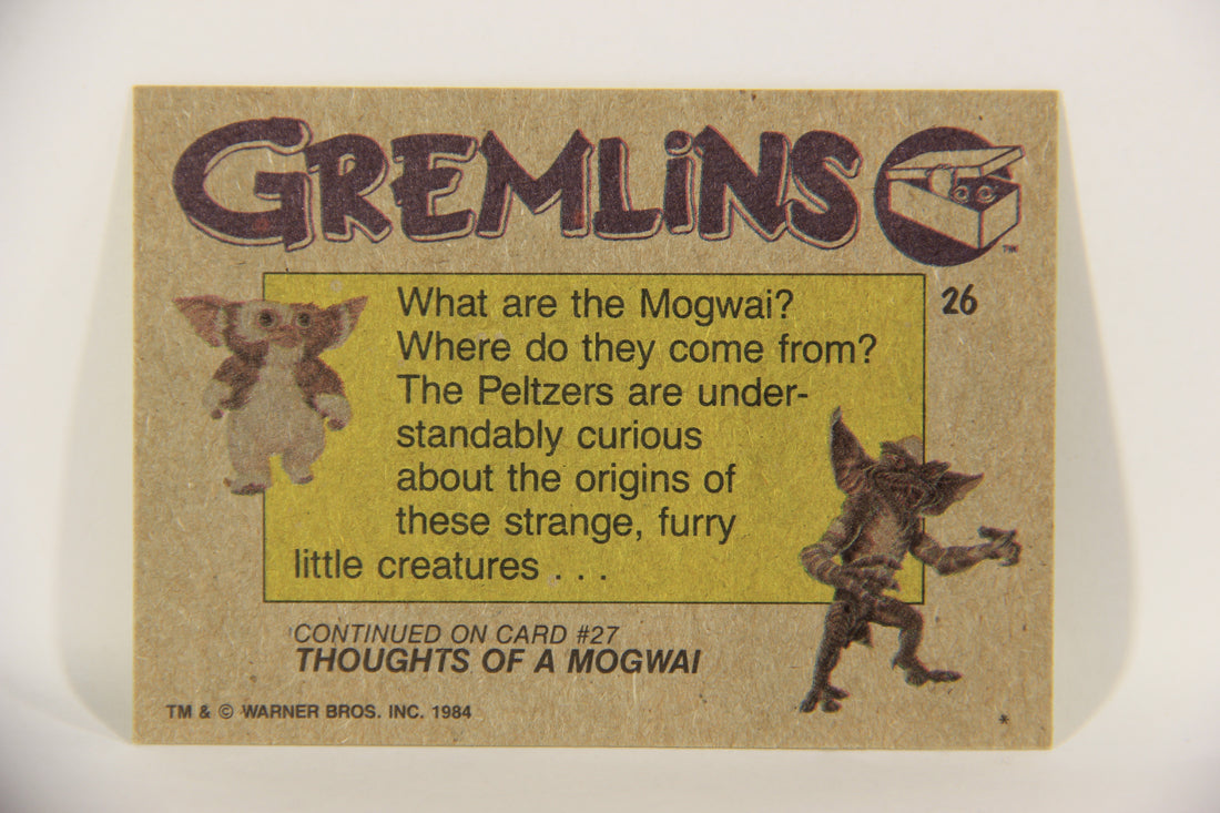 Gremlins 1984 Trading Card #26 Friend Or Foe ENG Topps L016452