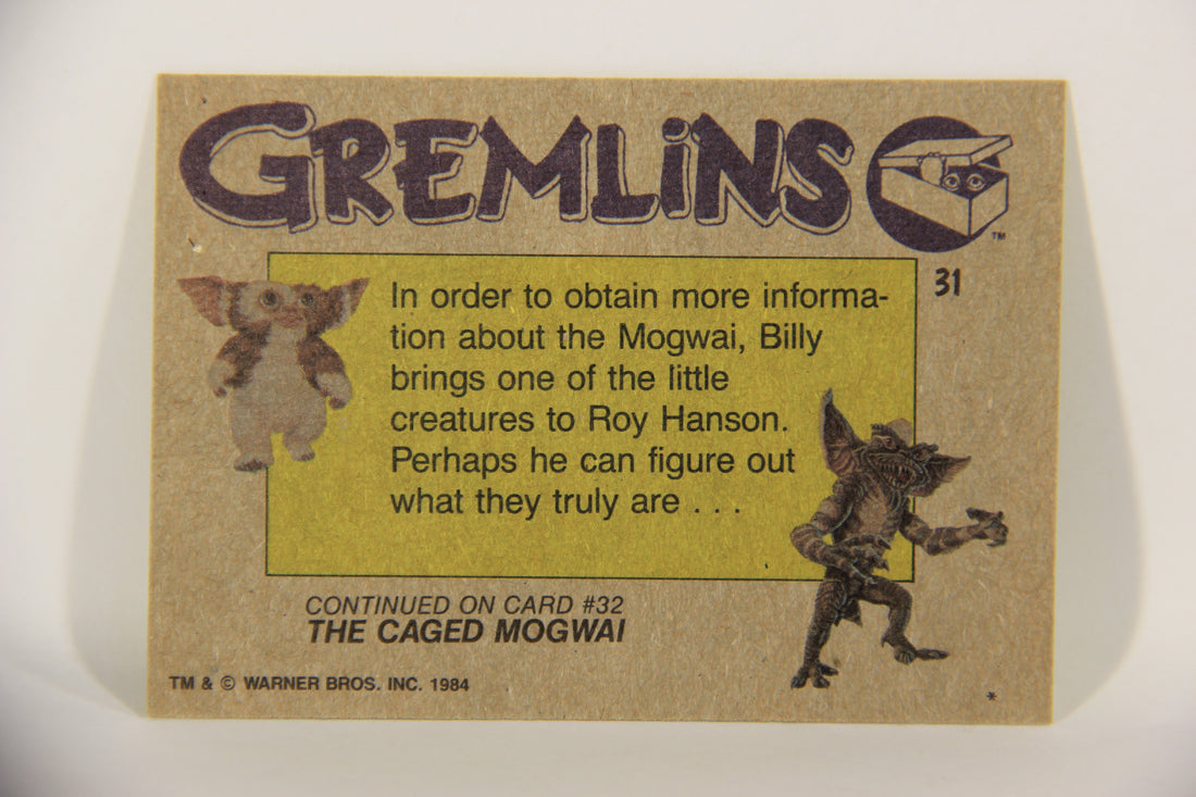 Gremlins 1984 Trading Card #31 A New Discovery ENG Topps L016457