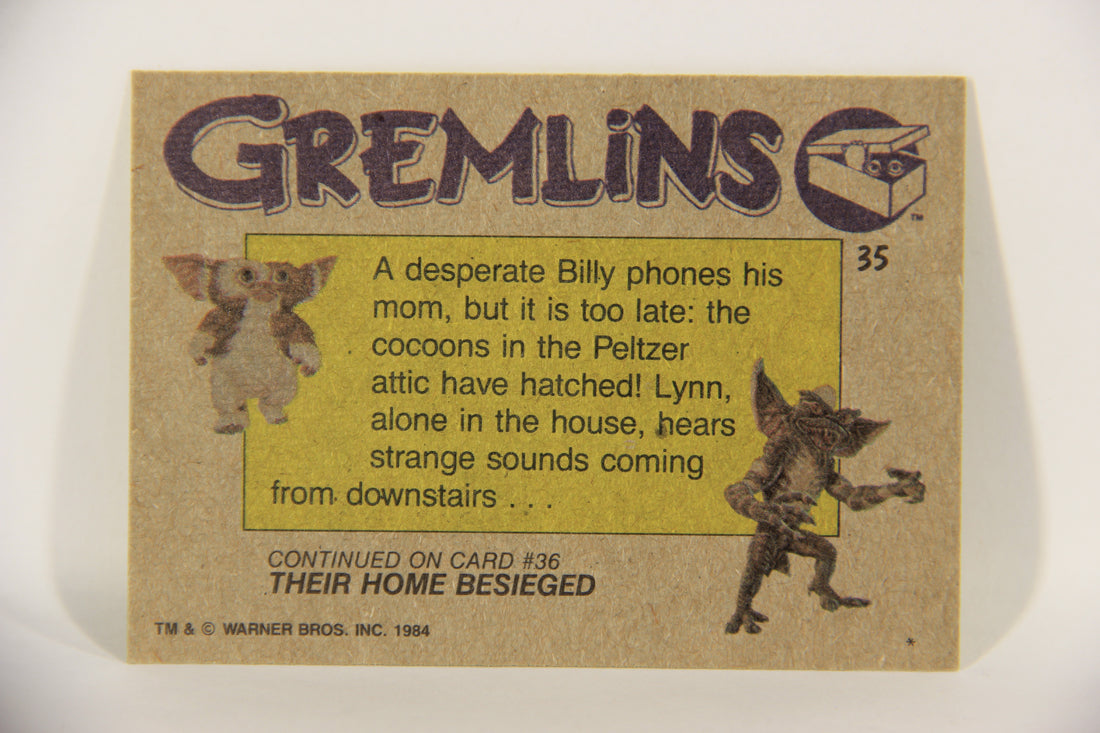 Gremlins 1984 Trading Card #35 They've Hatched ENG Topps L016461