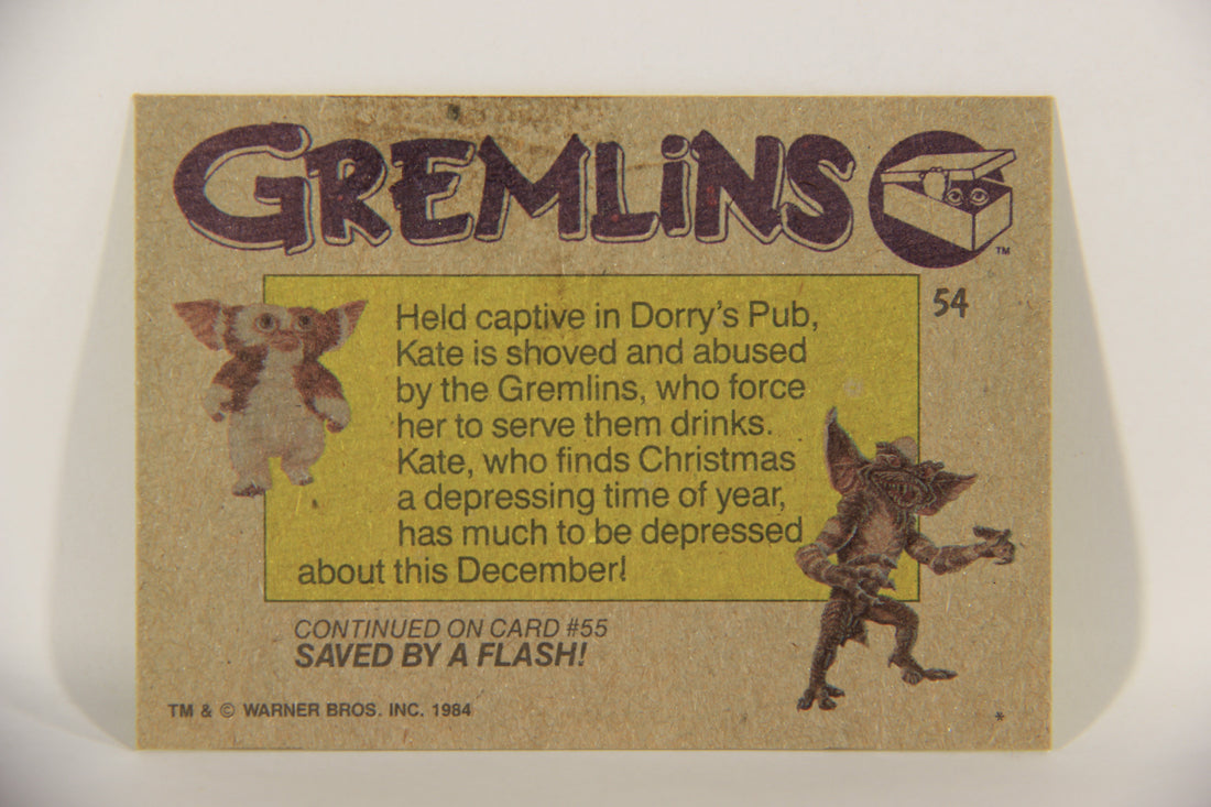 Gremlins 1984 Trading Card #54 The Captive Kate ENG Topps L016480
