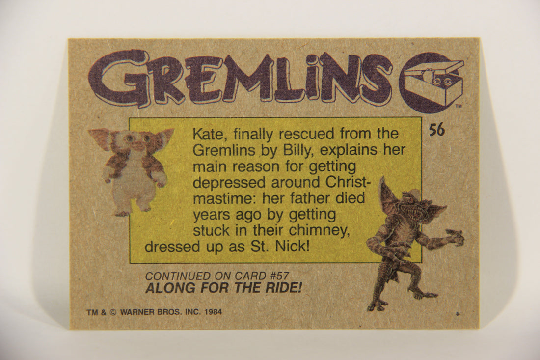 Gremlins 1984 Trading Card #56 Kate's Revelation ENG Topps L016482