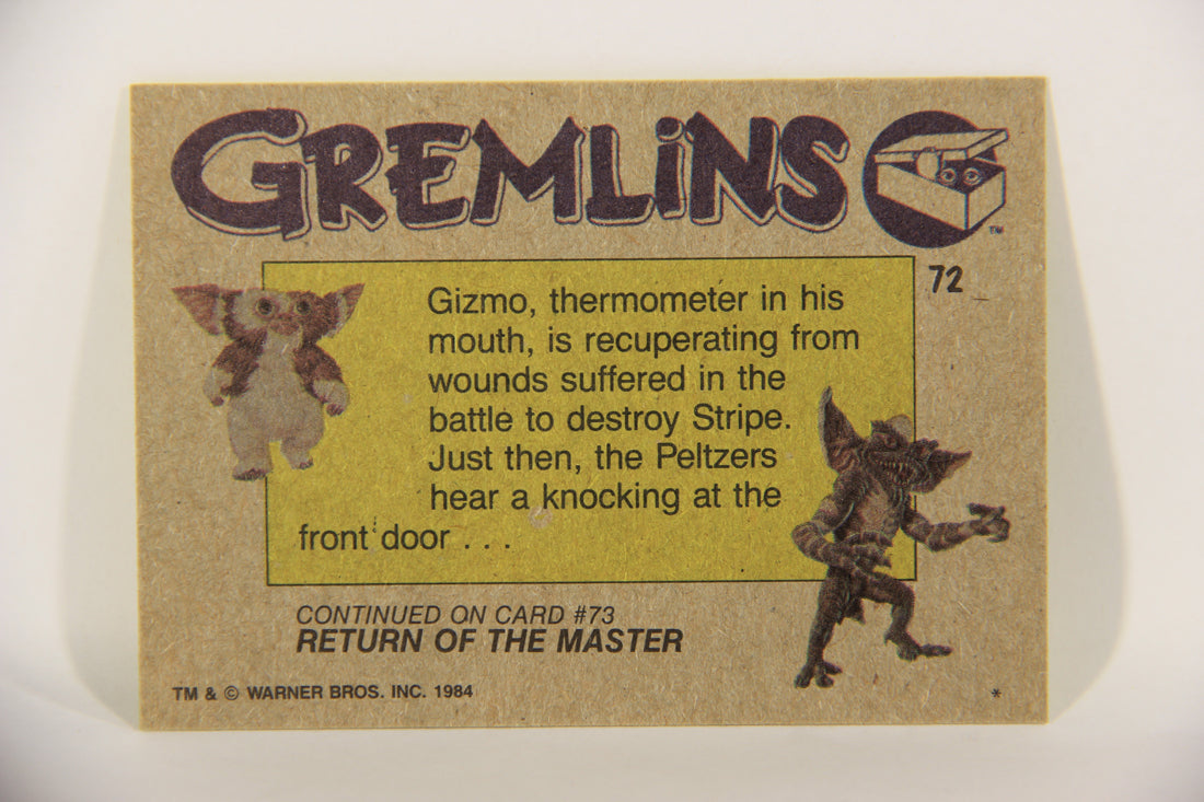 Gremlins 1984 Trading Card #72 Our Victorious Heroes ENG Topps L016498