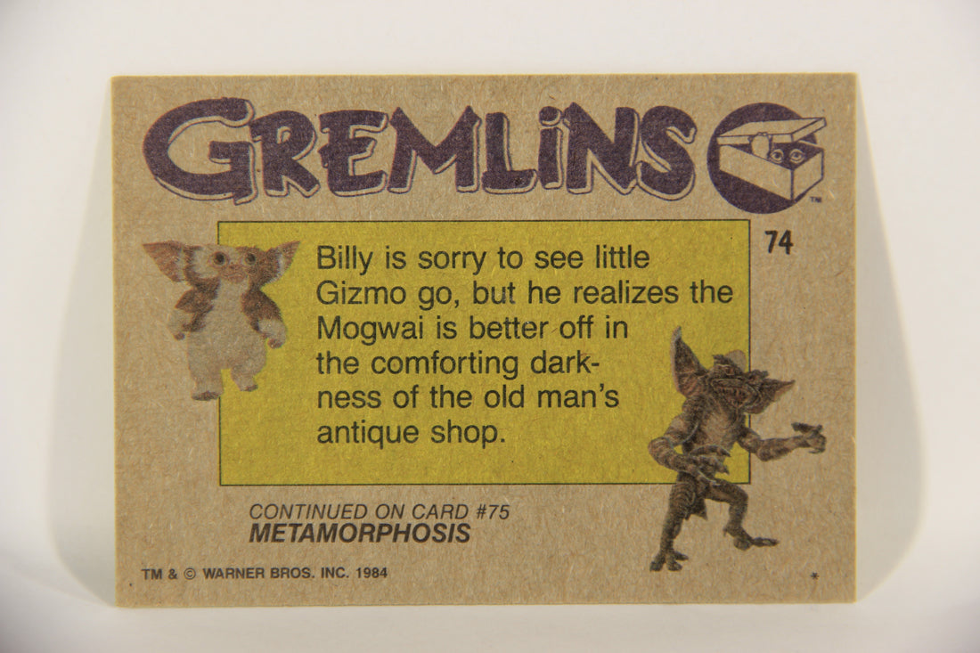 Gremlins 1984 Trading Card #74 The Peltzers And Kate ENG Topps L016500