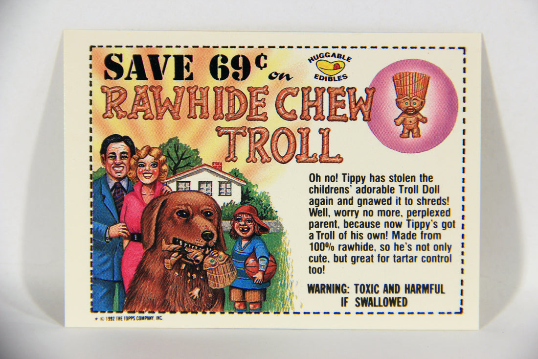 Trash Can Trolls 1992 Topps Trading Card Sticker #7a Soda Rhoda L016574