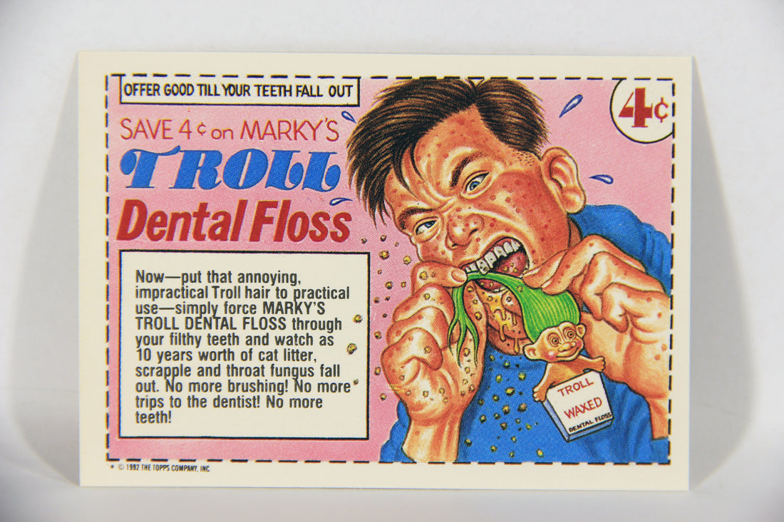 Trash Can Trolls 1992 Topps Trading Card Sticker #10a Gina Cleaner L016577