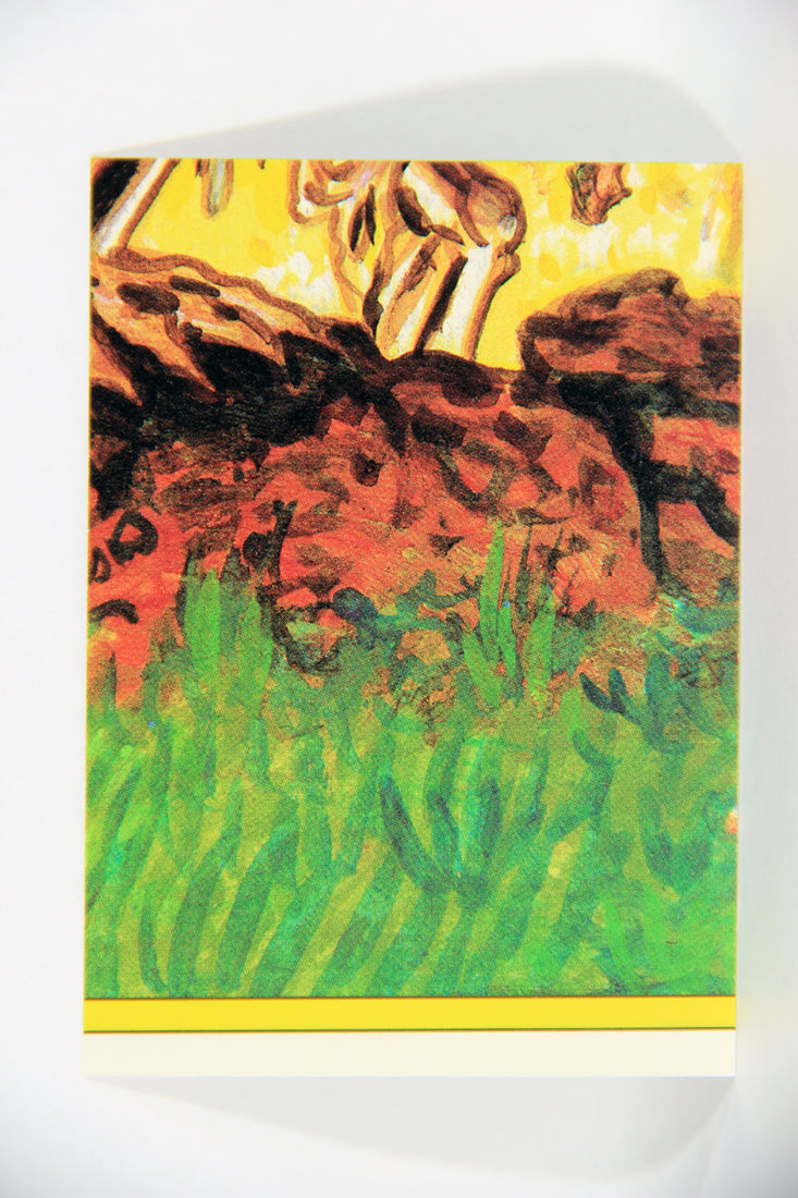 Trash Can Trolls 1992 Topps Trading Card Sticker #35a Sharky Marky L016602