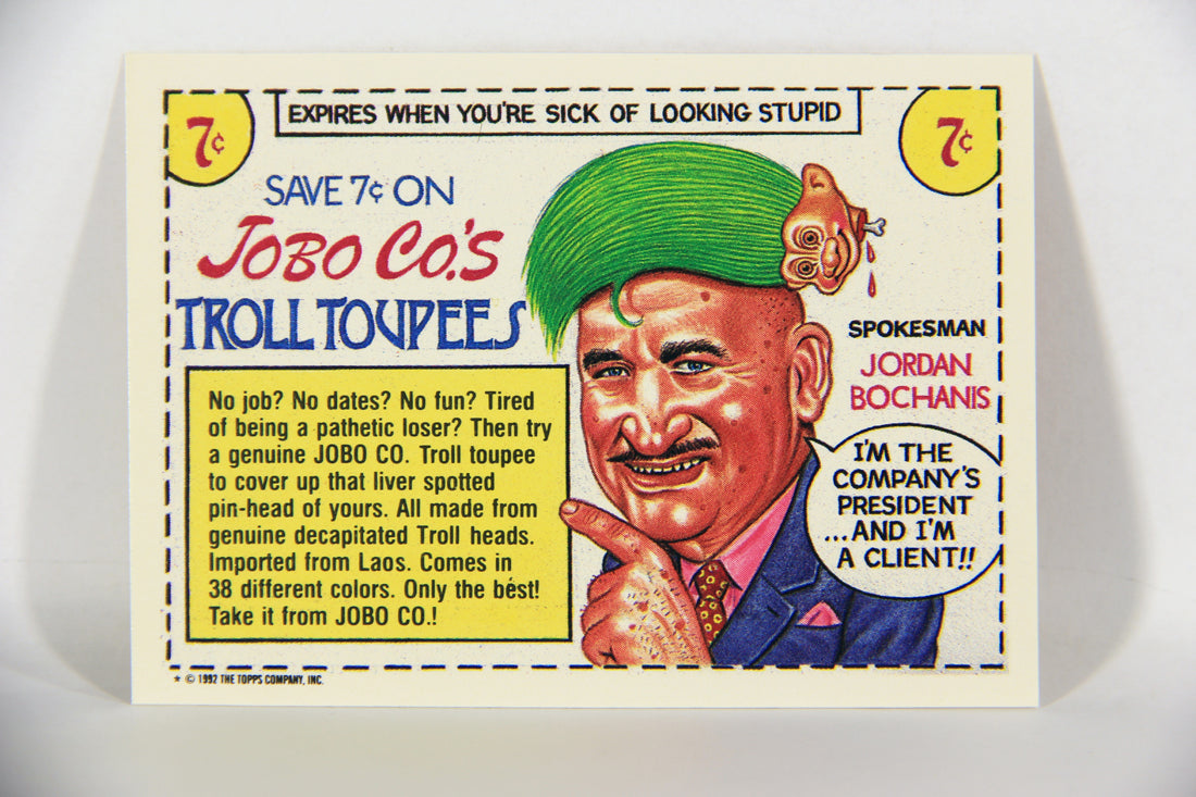 Trash Can Trolls 1992 Topps Trading Card Sticker #40a Heaving Harriet L016607