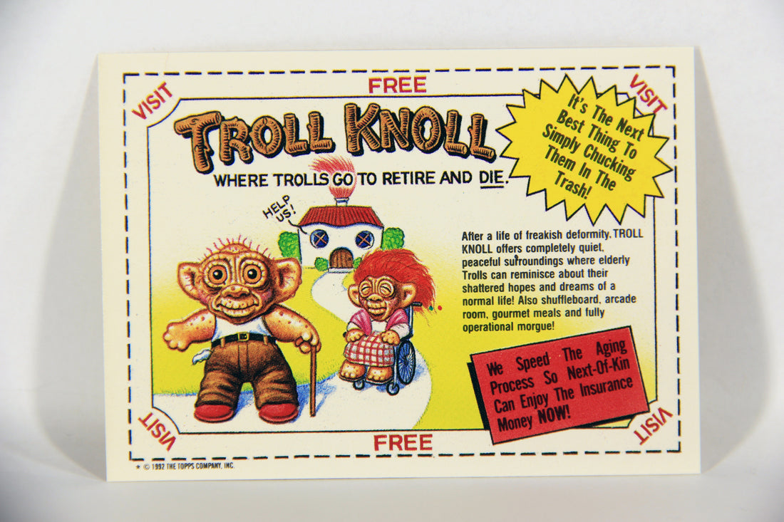 Trash Can Trolls 1992 Topps Trading Card Sticker #17b Siamese Louise L016628