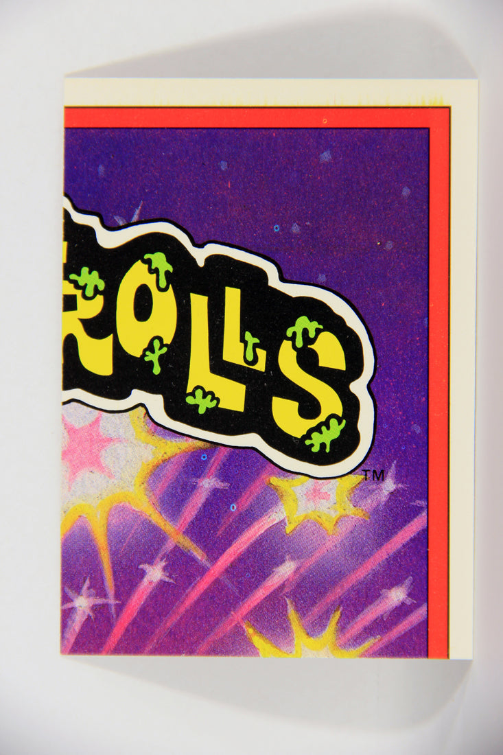 Trash Can Trolls 1992 Topps Trading Card Sticker #42b Phil D. Grave L016653