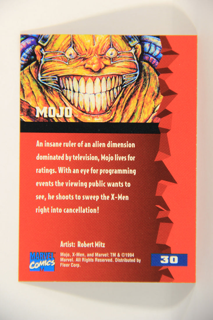 X-Men Fleer Ultra 95' - 1994 Trading Card #30 Mojo L016685