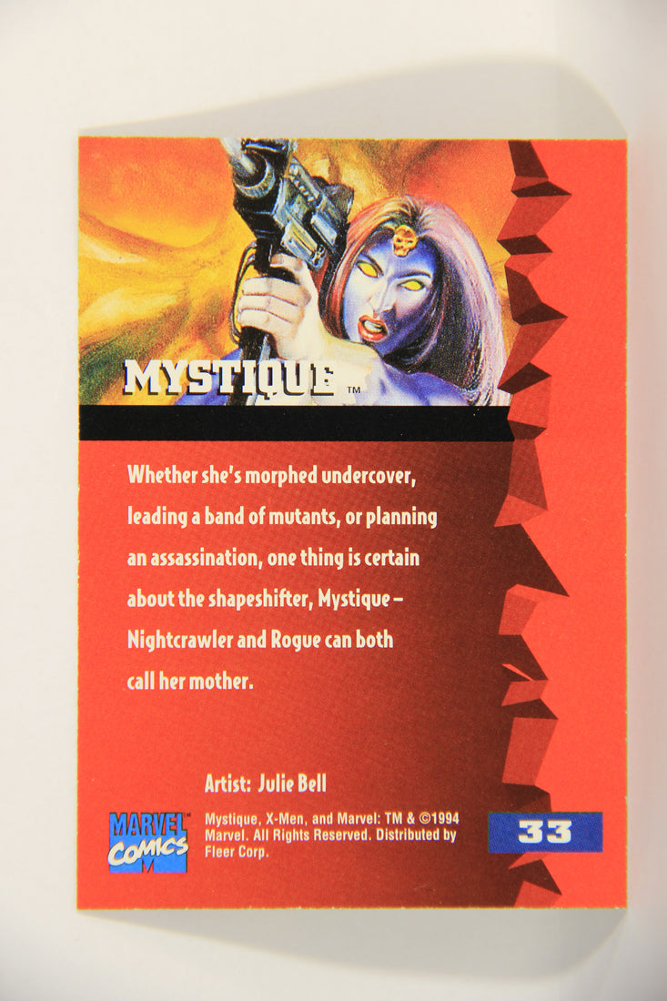 X-Men Fleer Ultra 95' - 1994 Trading Card #33 Mystique L016688