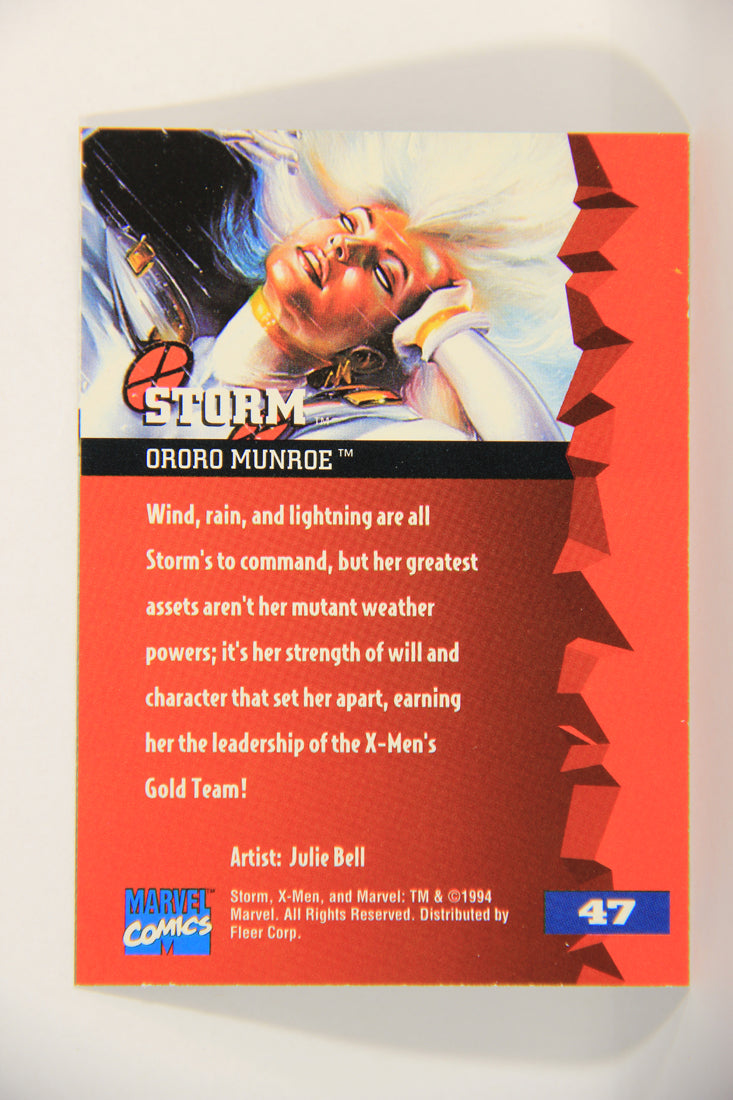 X-Men Fleer Ultra 95' - 1994 Trading Card #47 Storm L016702