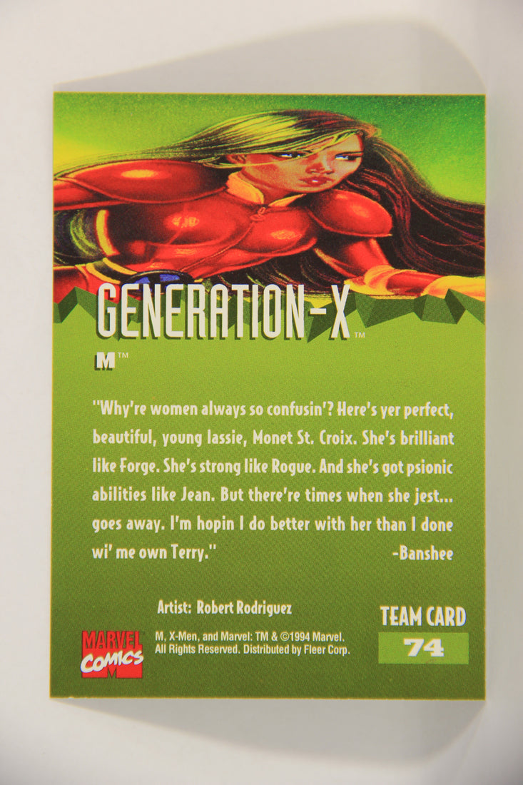 X-Men Fleer Ultra 95' - 1994 Trading Card #74 M L016729