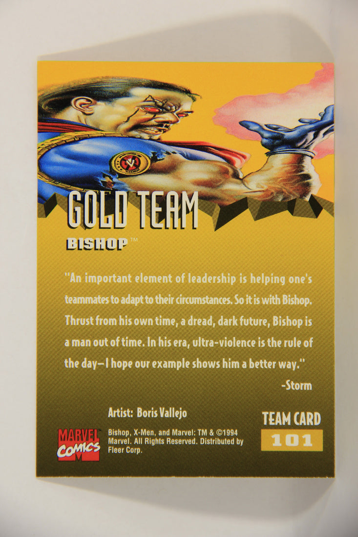 X-Men Fleer Ultra 95' - 1994 Trading Card #101 Bishop L016756