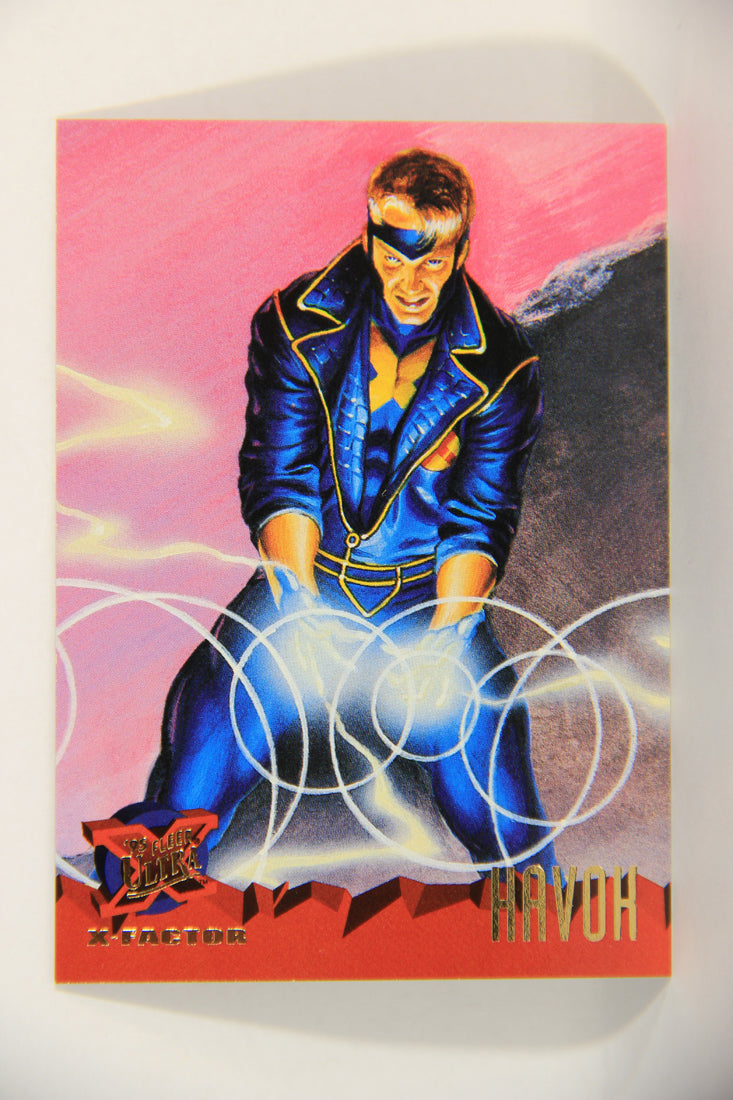 X-Men Fleer Ultra 95' - 1994 Trading Card #107 Havok L016762
