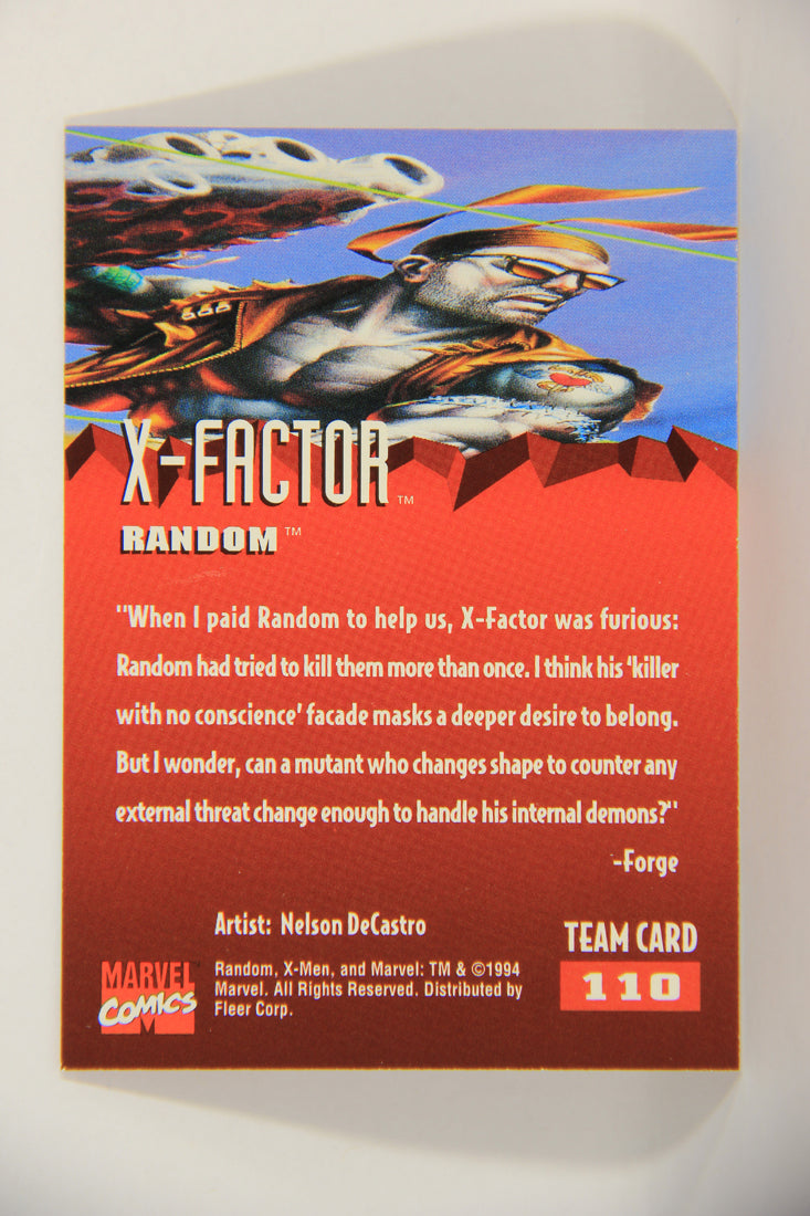 X-Men Fleer Ultra 95' - 1994 Trading Card #110 Random L016765
