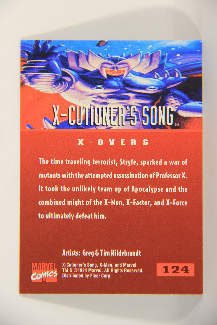 X-Men Fleer Ultra 95' - 1994 Trading Card #124 X-Cutioner's Song L016779